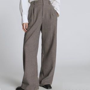 Everlane wool plaid pants size 6